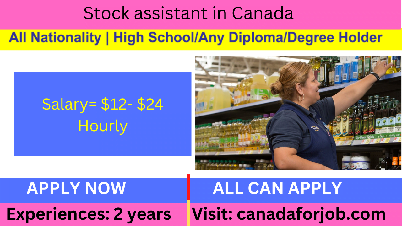Stock assistant in Canada