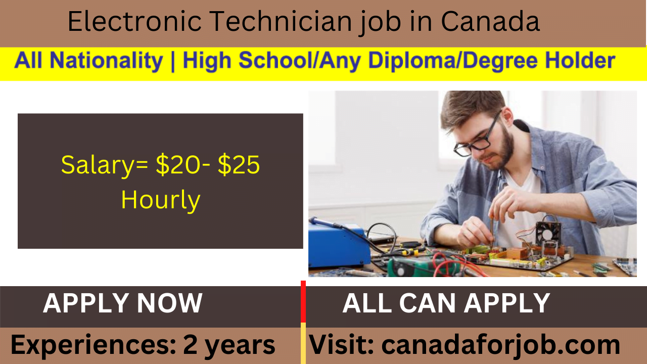 Electronic Technician job in Canada