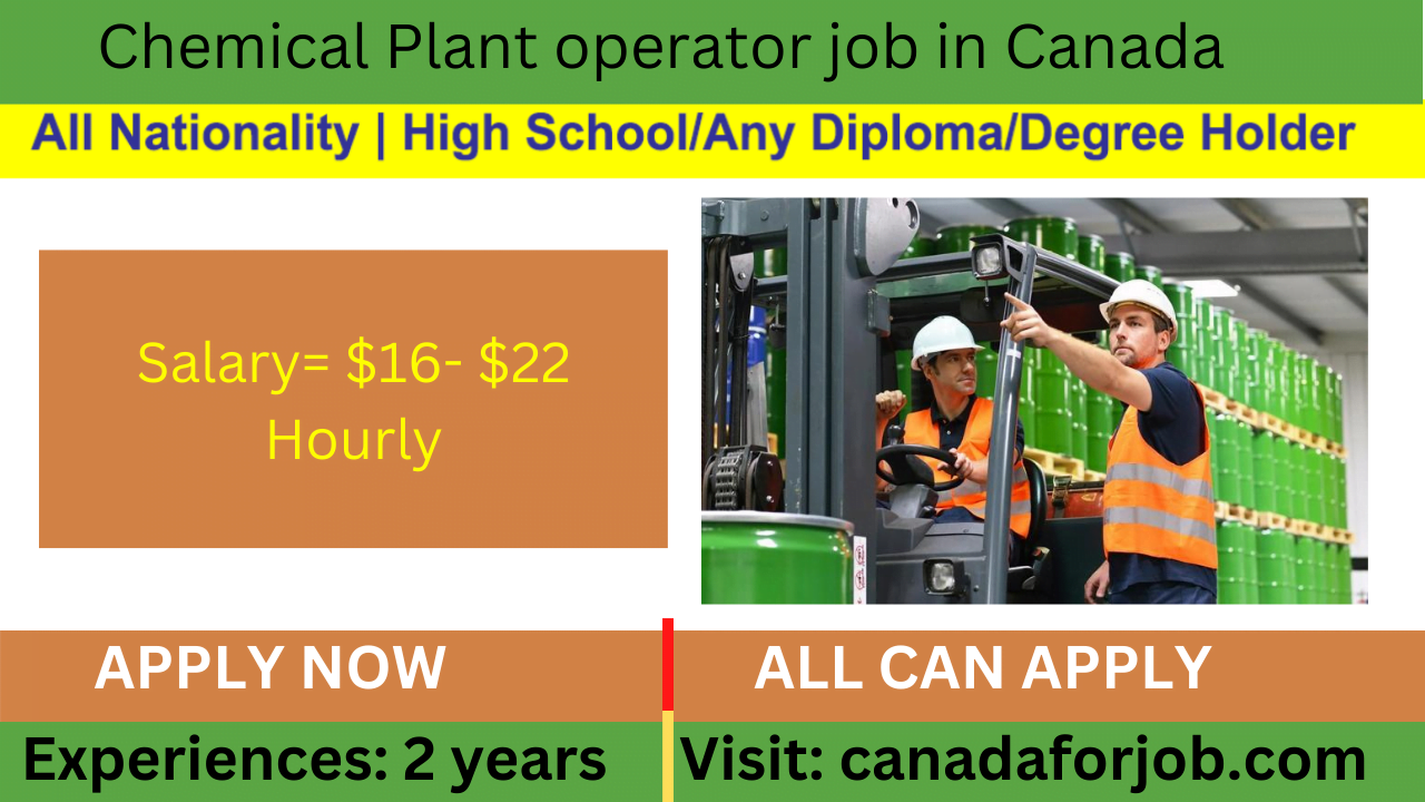 Chemical Plant operator job in Canada