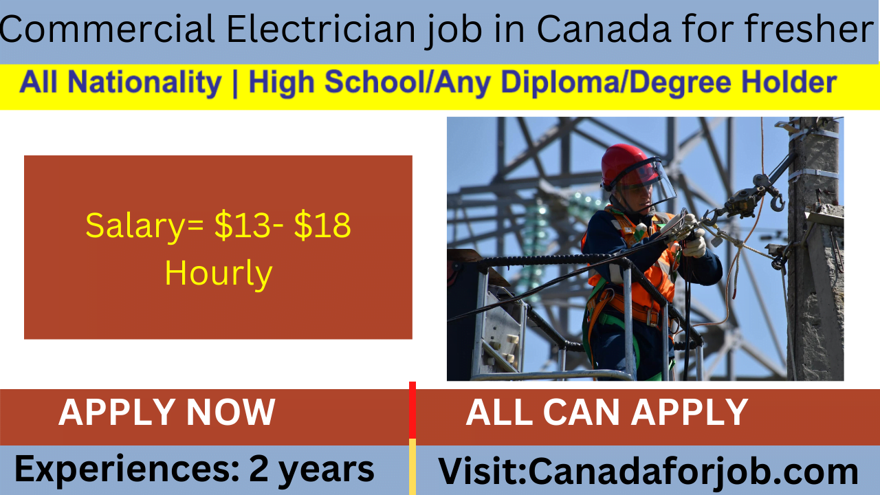 Commercial Electrician job in Canada